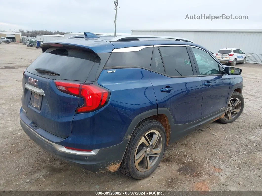 2020 Gmc Terrain Fwd Slt Blue vin: 3GKALPEV2LL306573