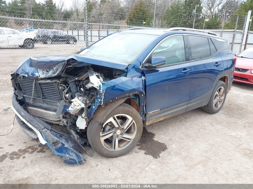 2020 Gmc Terrain Fwd Slt Blue vin: 3GKALPEV2LL306573