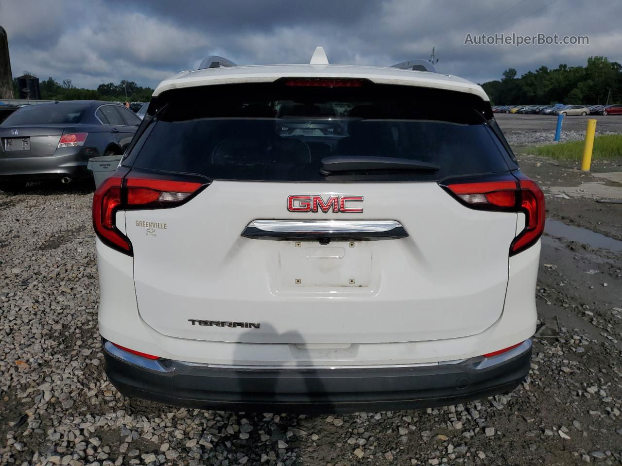 2019 Gmc Terrain Slt White vin: 3GKALPEV3KL238749