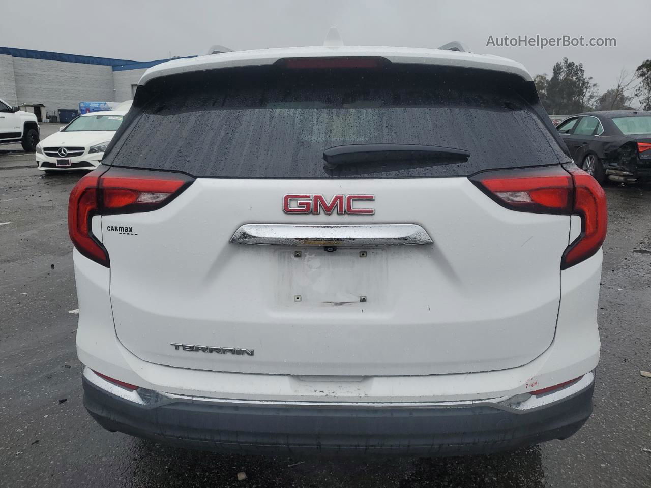 2019 Gmc Terrain Slt Белый vin: 3GKALPEV3KL251033