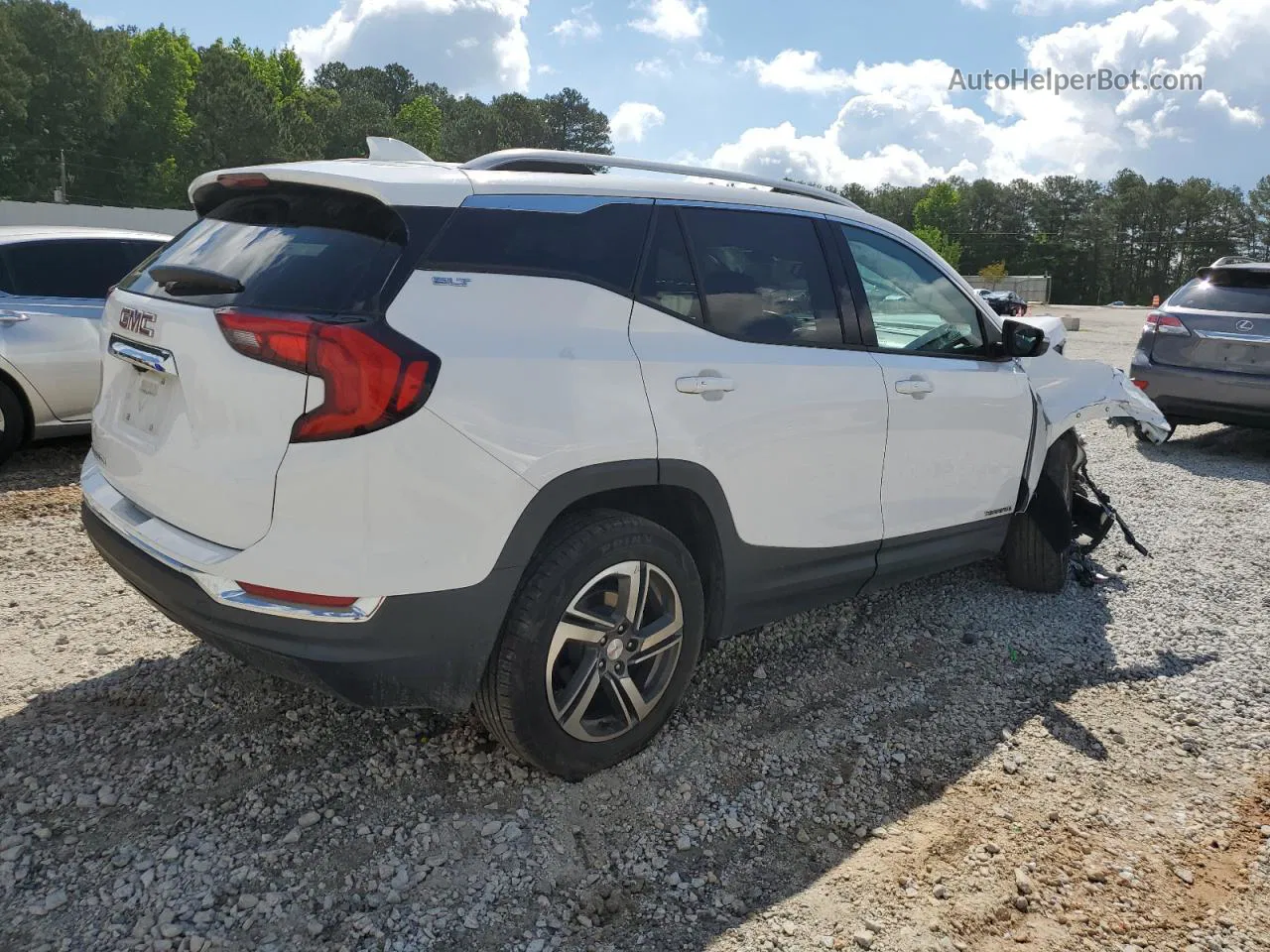 2020 Gmc Terrain Slt Белый vin: 3GKALPEV3LL236792