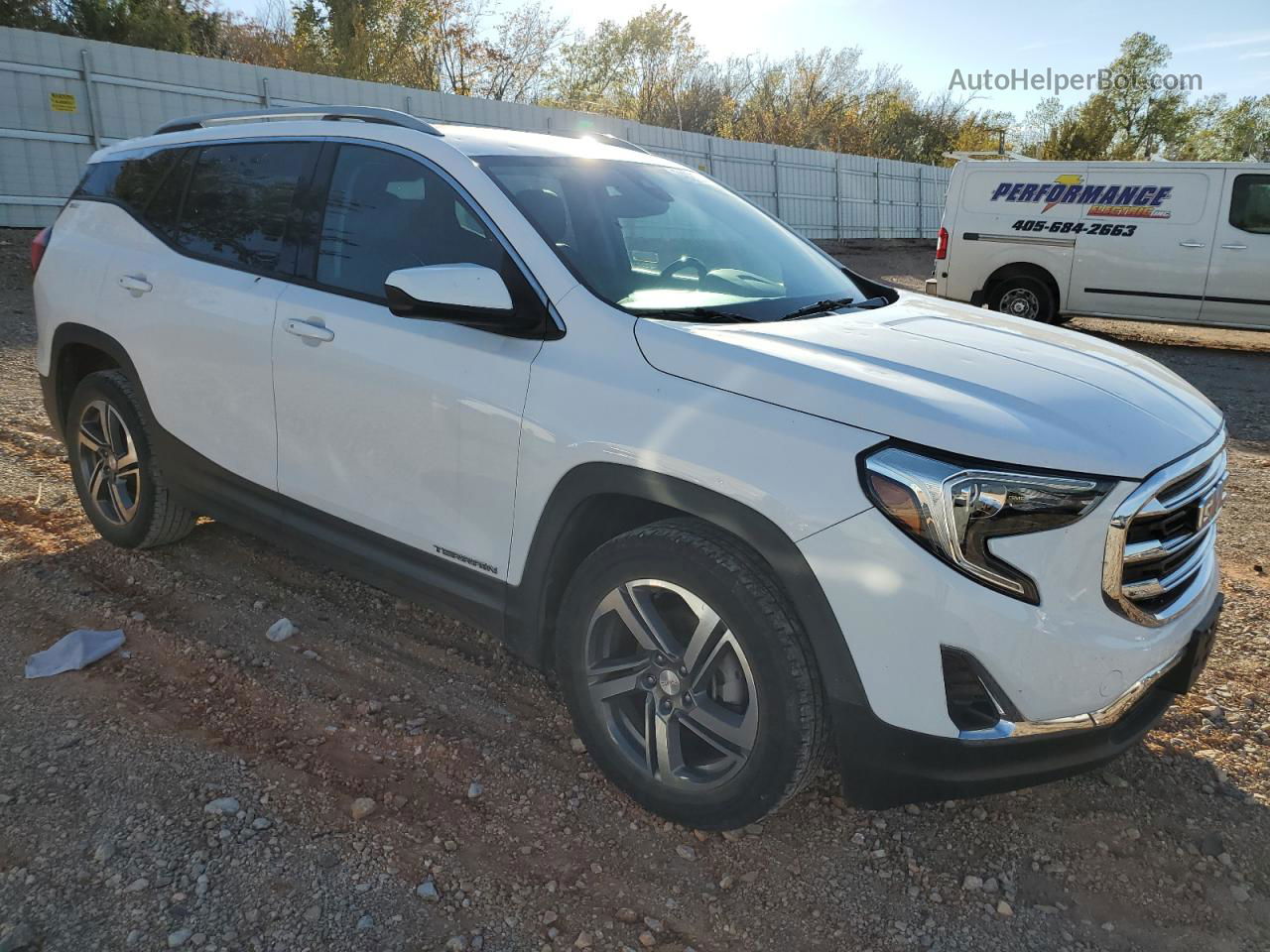 2020 Gmc Terrain Slt White vin: 3GKALPEV3LL243001