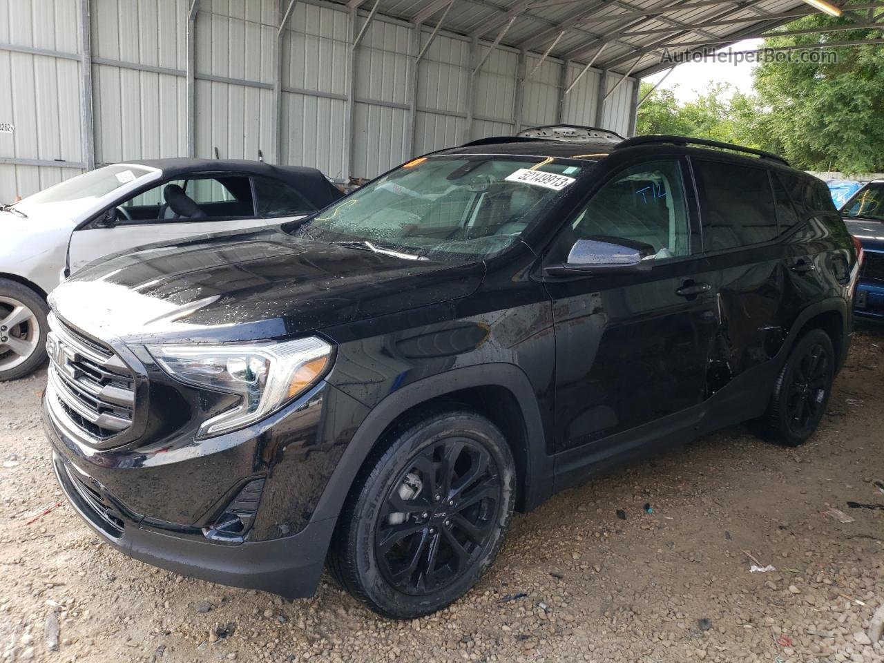 2020 Gmc Terrain Slt Черный vin: 3GKALPEV3LL315895