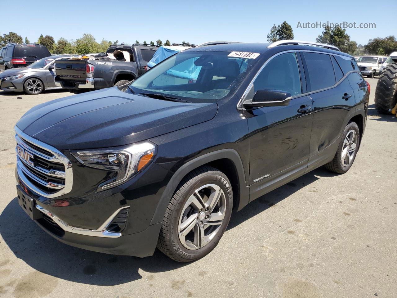 2019 Gmc Terrain Slt Black vin: 3GKALPEV4KL232765