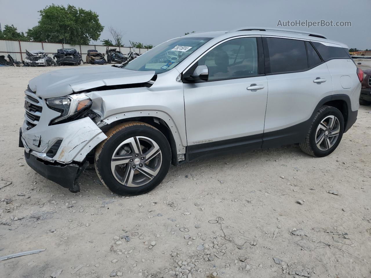 2019 Gmc Terrain Slt Silver vin: 3GKALPEV4KL372220