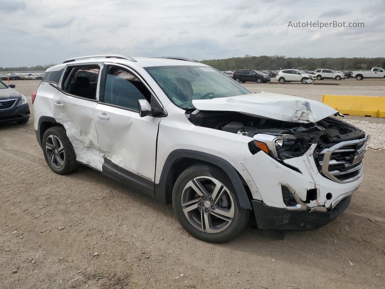 2020 Gmc Terrain Slt White vin: 3GKALPEV4LL125135