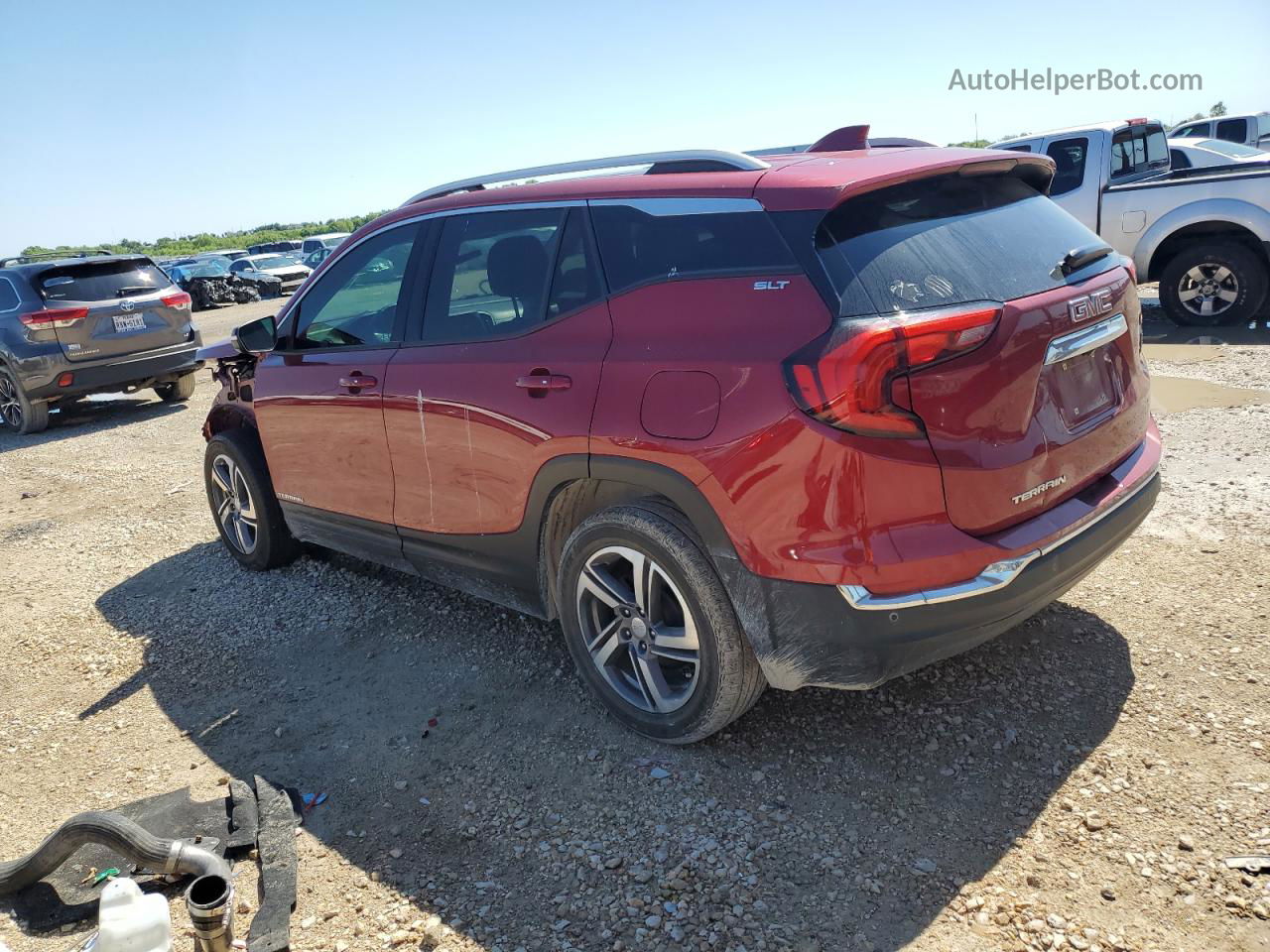 2019 Gmc Terrain Slt Темно-бордовый vin: 3GKALPEV5KL117639