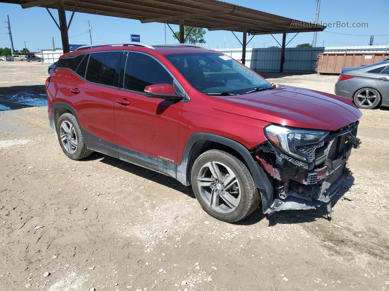 2019 Gmc Terrain Slt Maroon vin: 3GKALPEV5KL117639