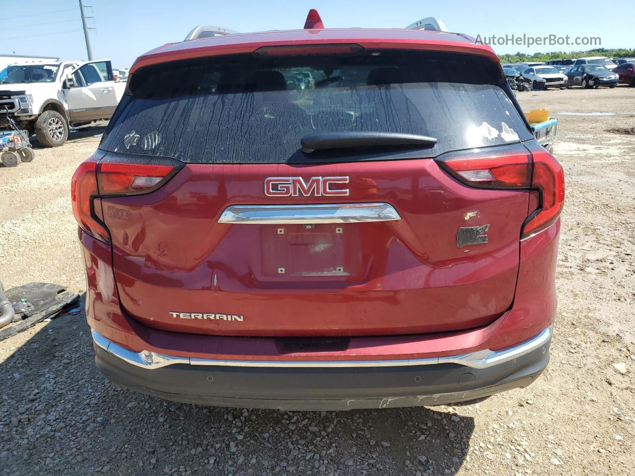 2019 Gmc Terrain Slt Maroon vin: 3GKALPEV5KL117639