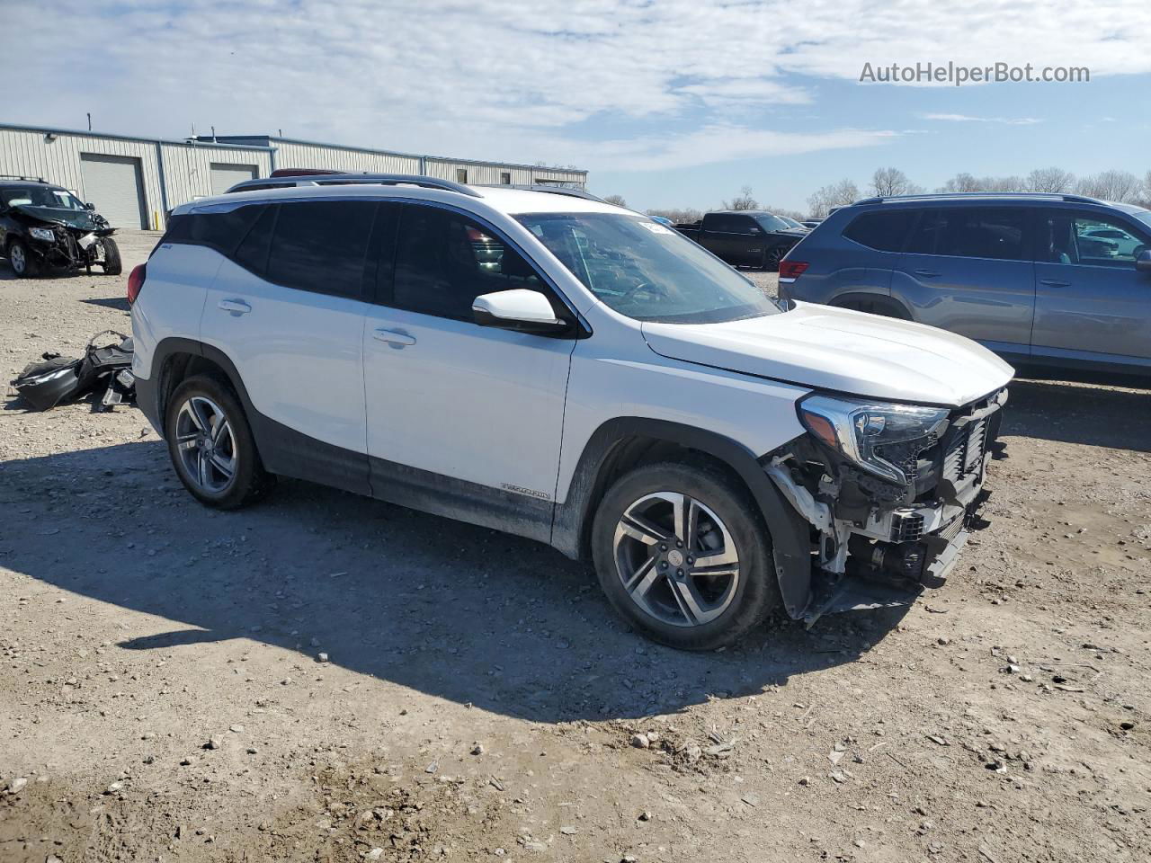 2020 Gmc Terrain Slt White vin: 3GKALPEV5LL238396