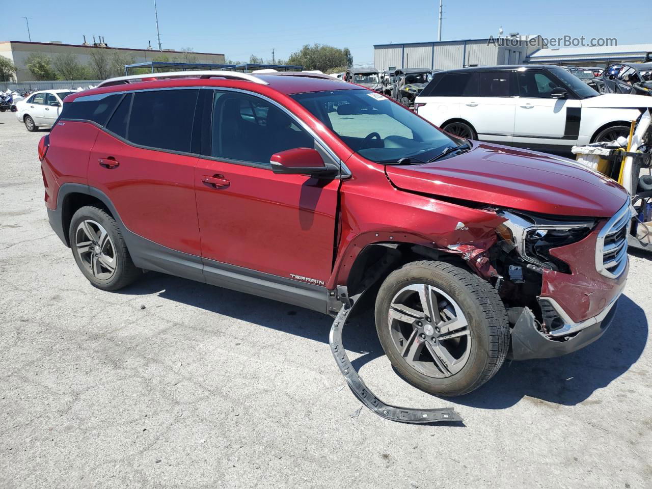 2019 Gmc Terrain Slt Красный vin: 3GKALPEV6KL235988