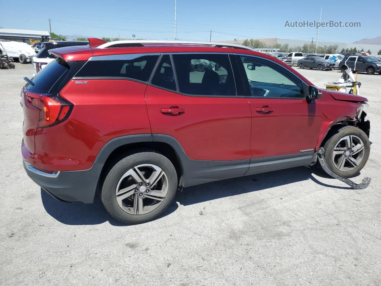 2019 Gmc Terrain Slt Красный vin: 3GKALPEV6KL235988