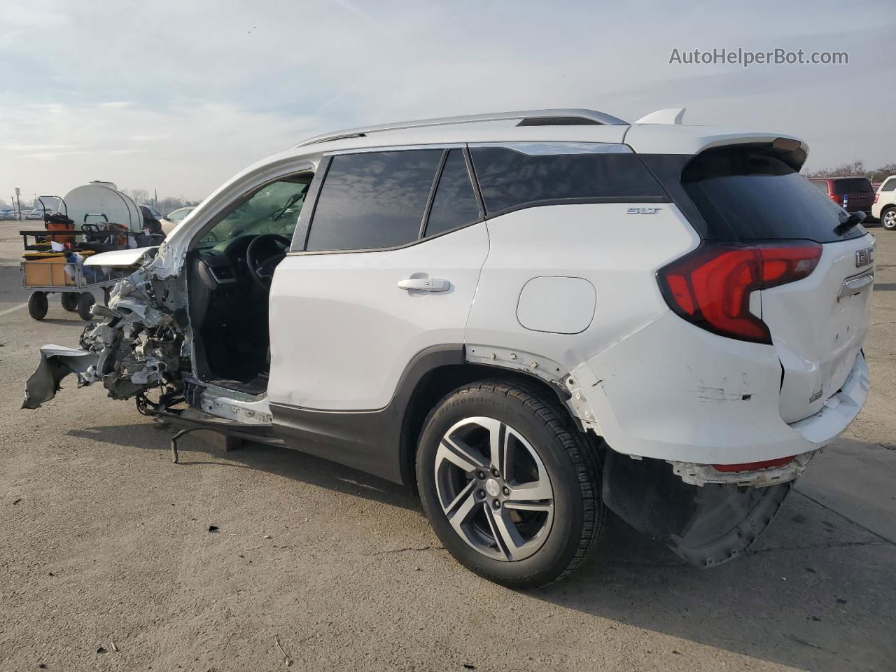 2019 Gmc Terrain Slt White vin: 3GKALPEV6KL244710