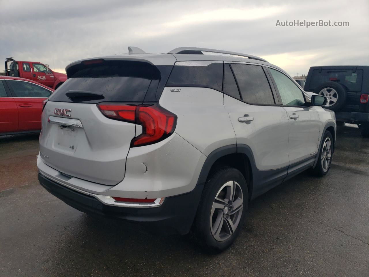 2019 Gmc Terrain Slt Silver vin: 3GKALPEV6KL253391