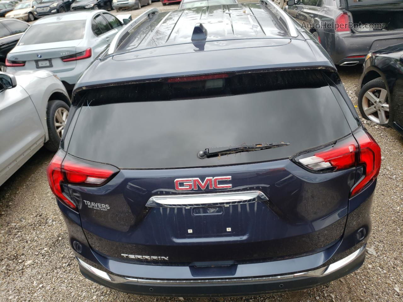 2019 Gmc Terrain Slt Синий vin: 3GKALPEV7KL186672