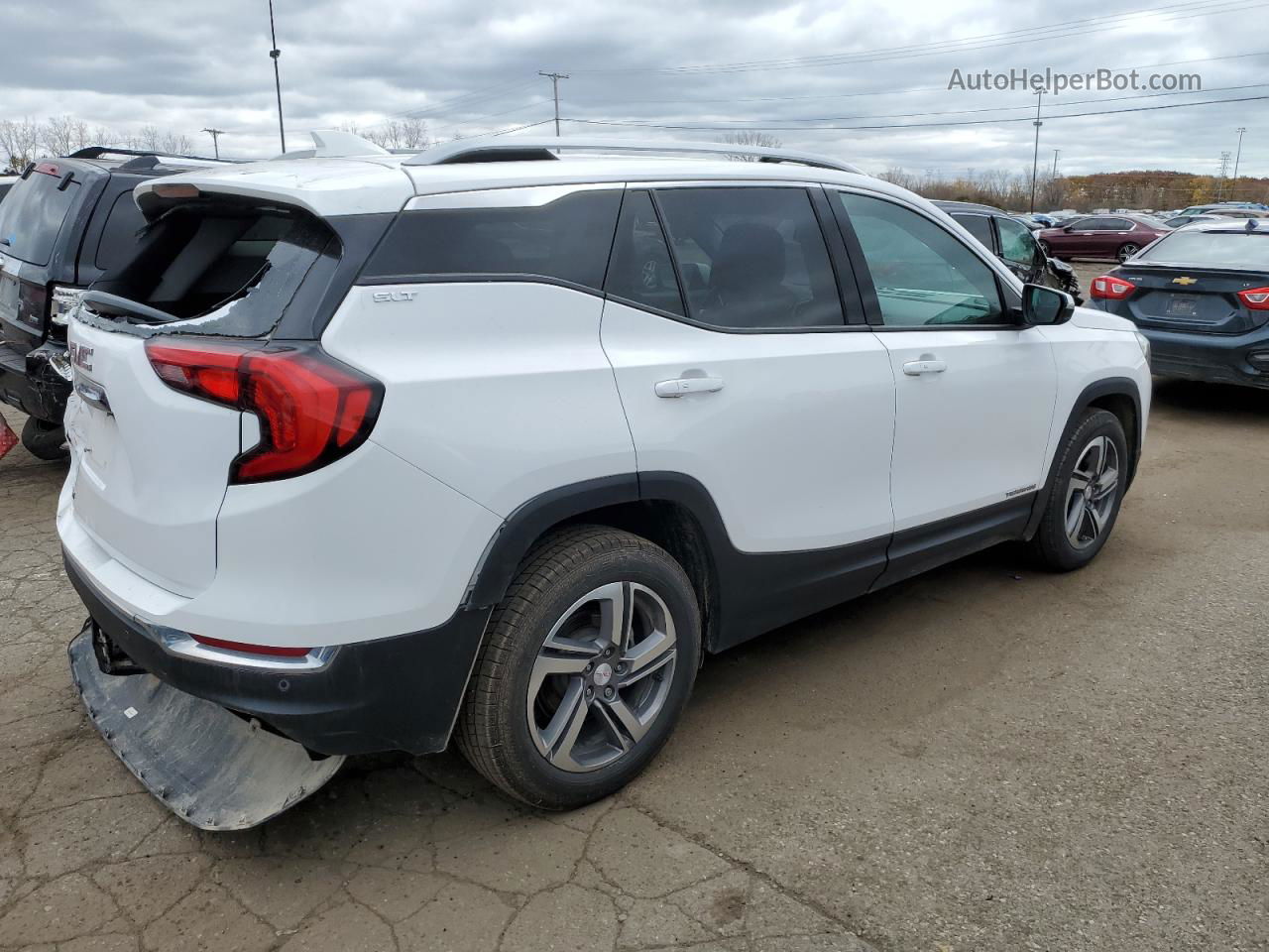 2020 Gmc Terrain Slt Белый vin: 3GKALPEV7LL181103