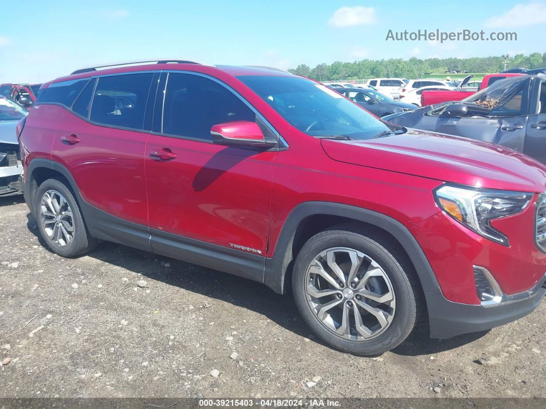 2020 Gmc Terrain Fwd Slt Burgundy vin: 3GKALPEV7LL261484