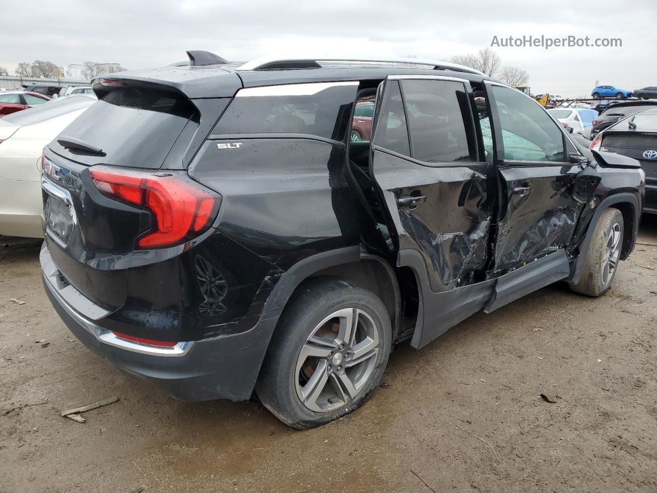 2019 Gmc Terrain Slt Black vin: 3GKALPEV8KL269236