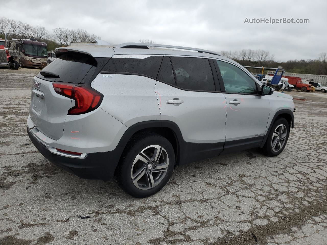 2019 Gmc Terrain Slt Silver vin: 3GKALPEV8KL343447