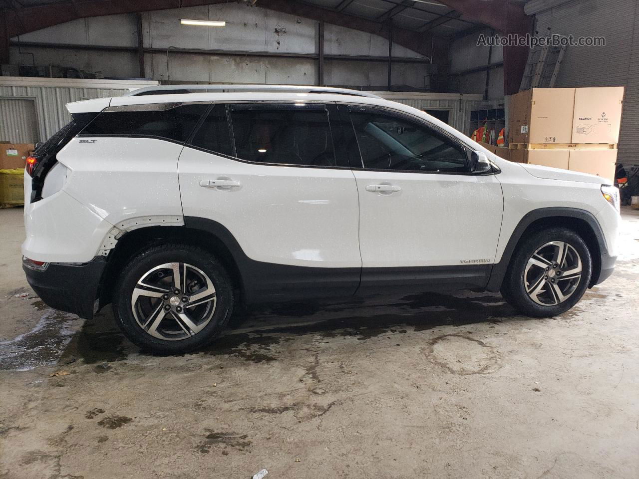 2020 Gmc Terrain Slt White vin: 3GKALPEV8LL288015