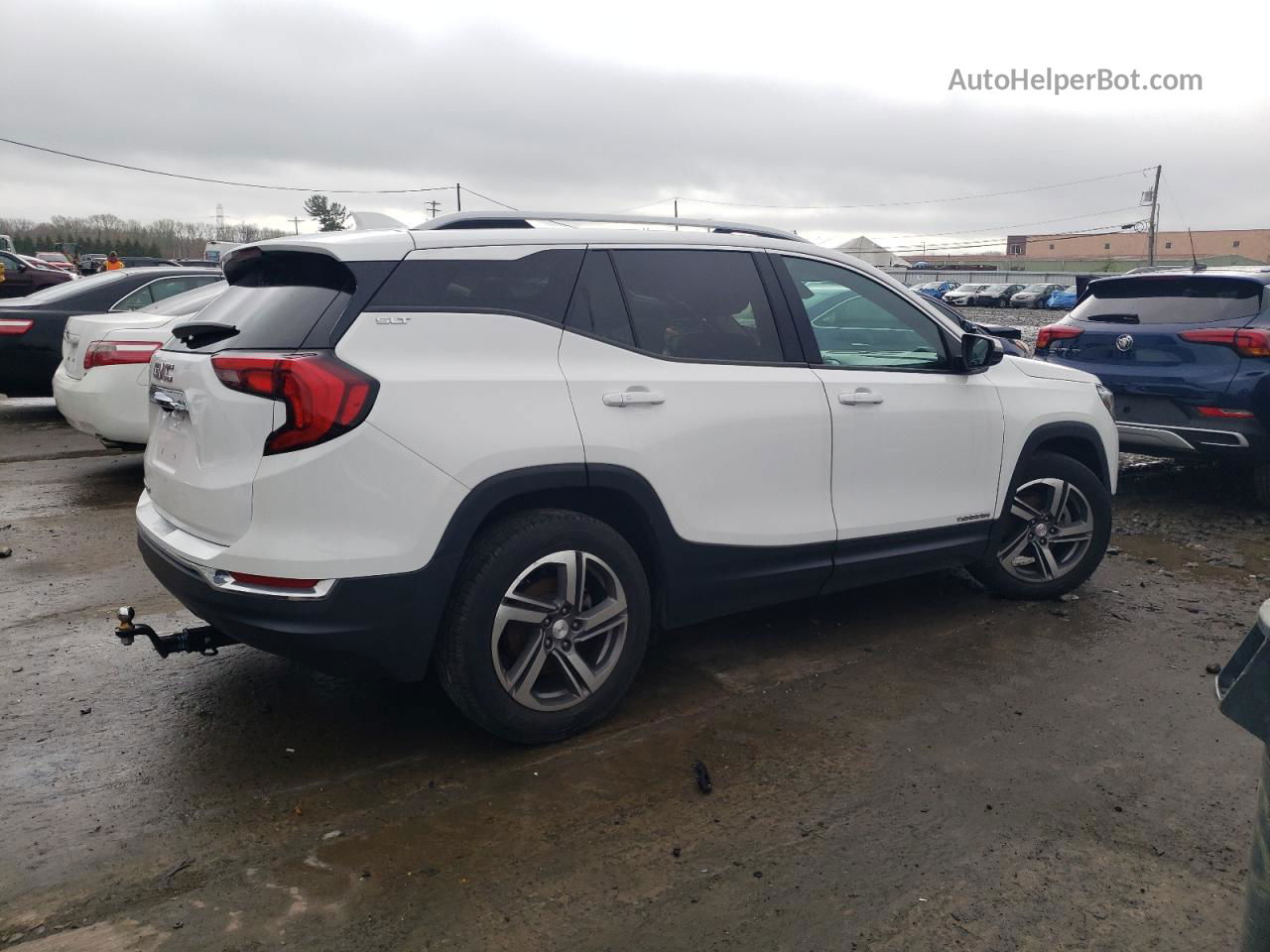 2019 Gmc Terrain Slt White vin: 3GKALPEV9KL246452