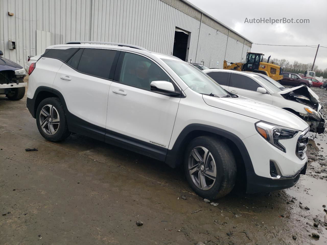 2019 Gmc Terrain Slt White vin: 3GKALPEV9KL246452