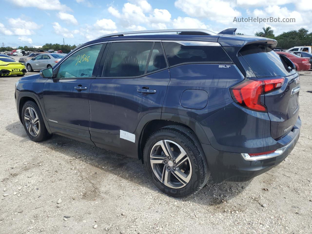 2019 Gmc Terrain Slt Blue vin: 3GKALPEV9KL254812