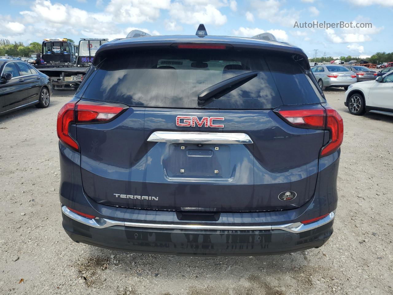 2019 Gmc Terrain Slt Blue vin: 3GKALPEV9KL254812