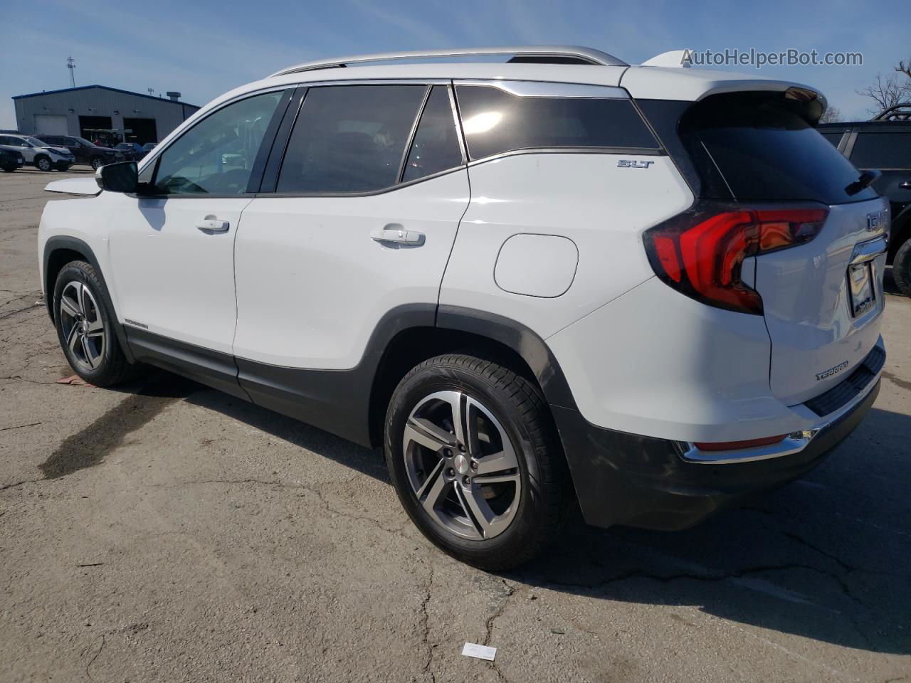 2019 Gmc Terrain Slt Белый vin: 3GKALPEVXKL156601