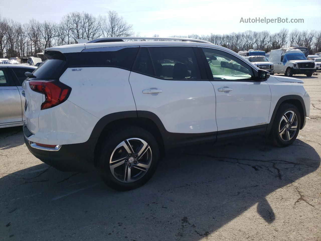 2019 Gmc Terrain Slt White vin: 3GKALPEVXKL156601