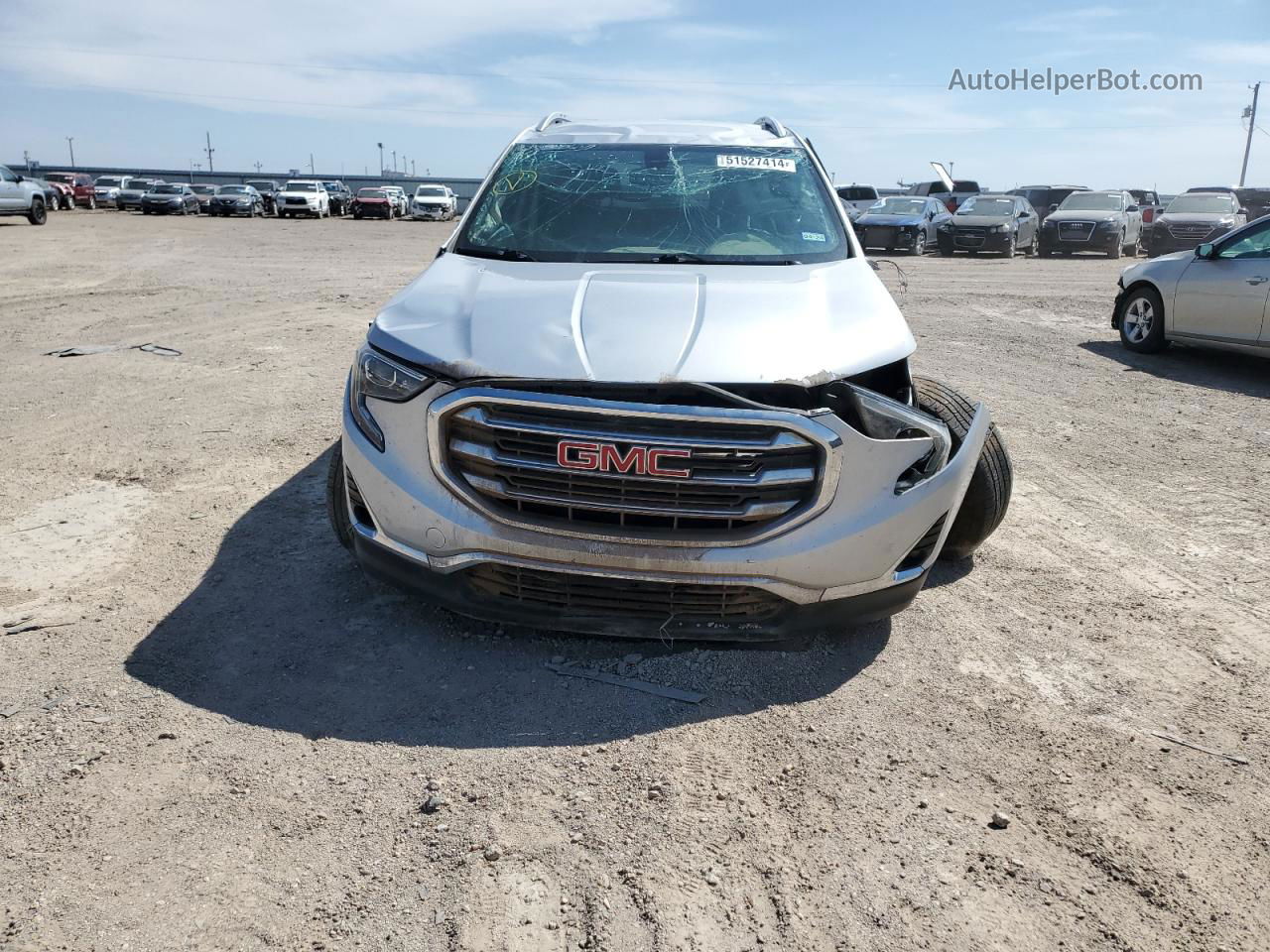 2019 Gmc Terrain Slt Серебряный vin: 3GKALPEVXKL208082