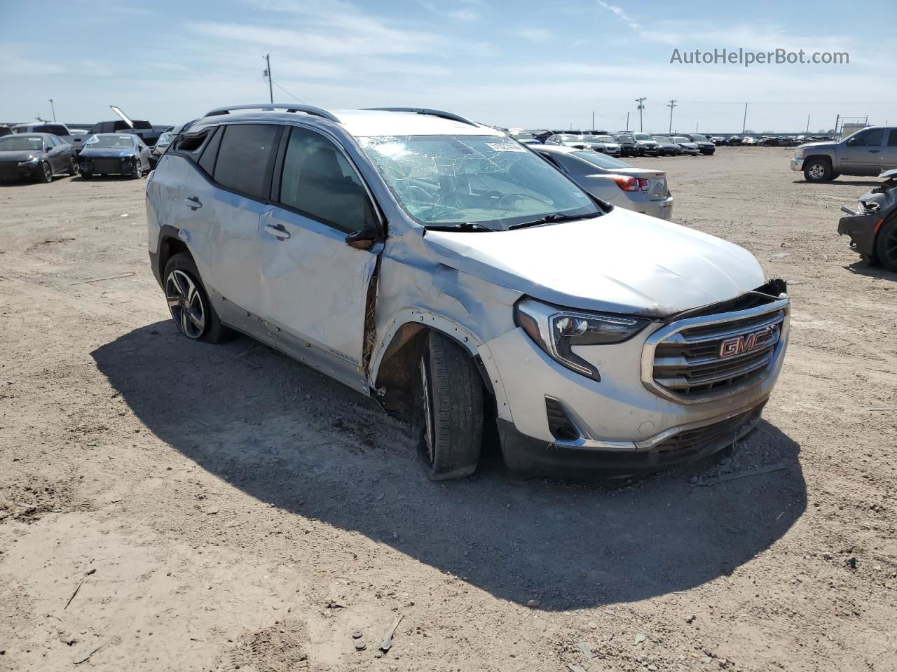 2019 Gmc Terrain Slt Silver vin: 3GKALPEVXKL208082