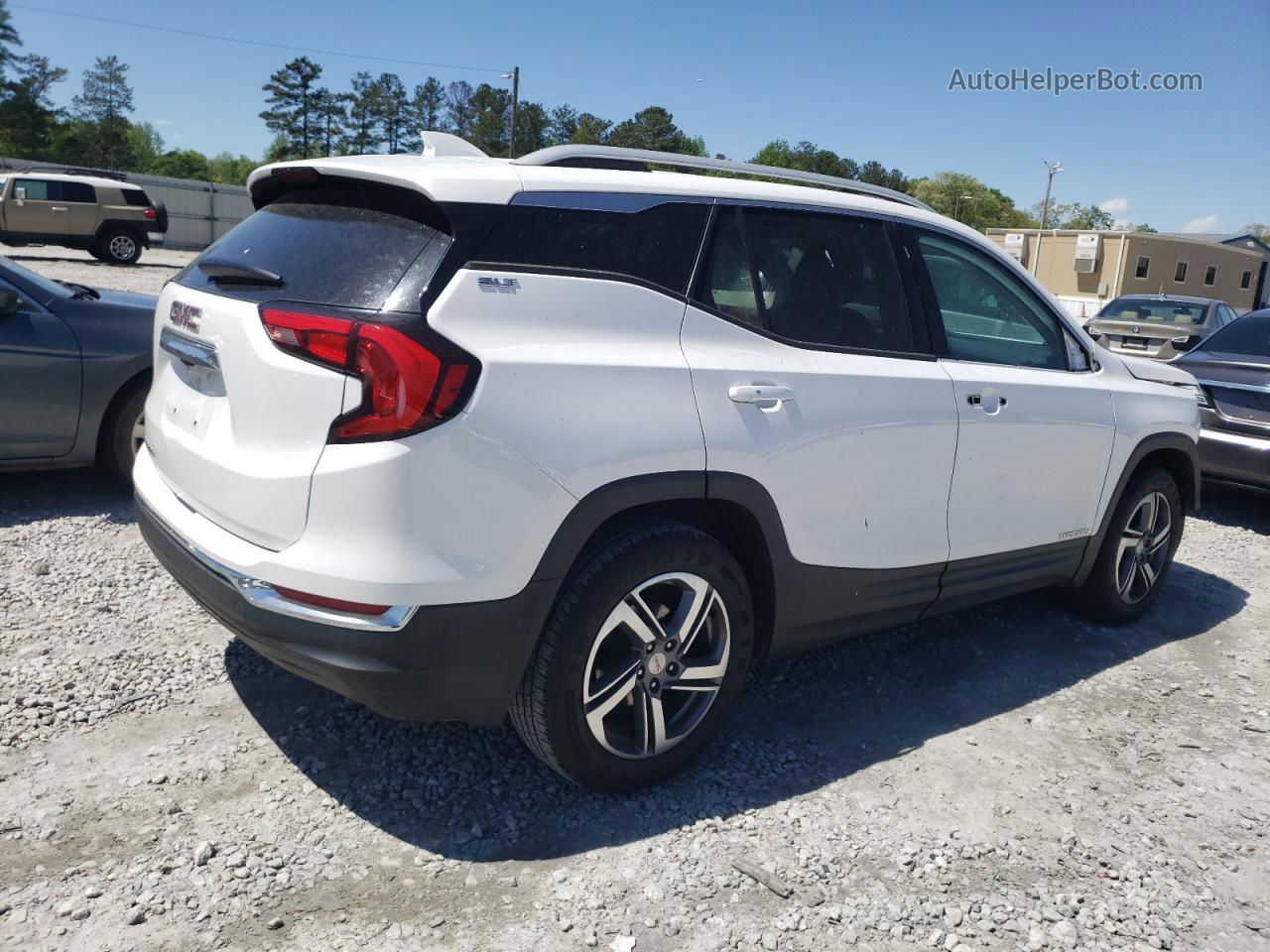 2020 Gmc Terrain Slt White vin: 3GKALPEVXLL243724