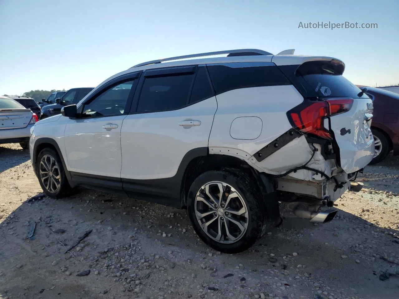 2019 Gmc Terrain Slt Белый vin: 3GKALPEX0KL383569