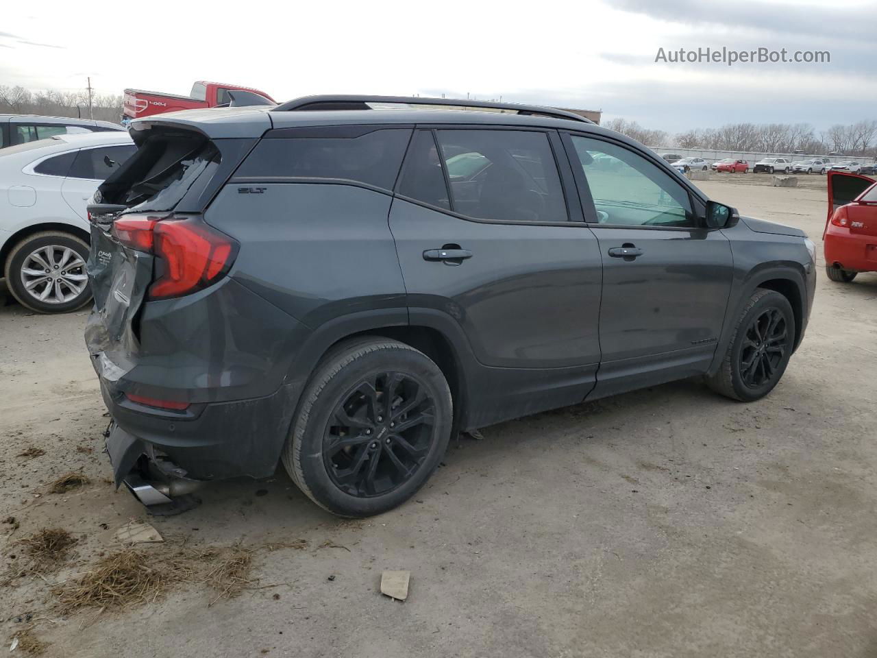 2020 Gmc Terrain Slt Серый vin: 3GKALPEX0LL140961