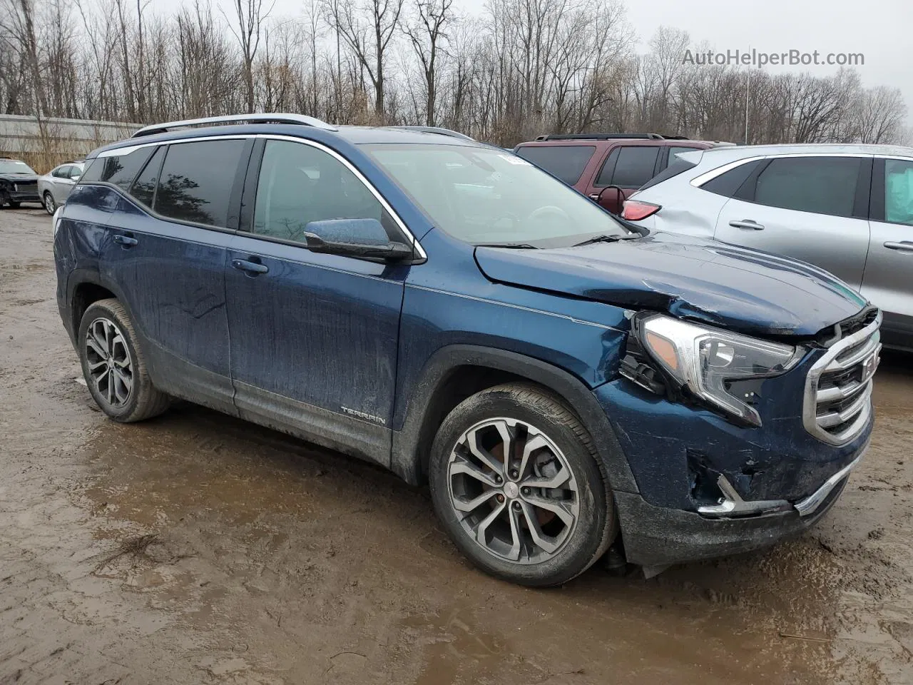 2020 Gmc Terrain Slt Blue vin: 3GKALPEX0LL193434