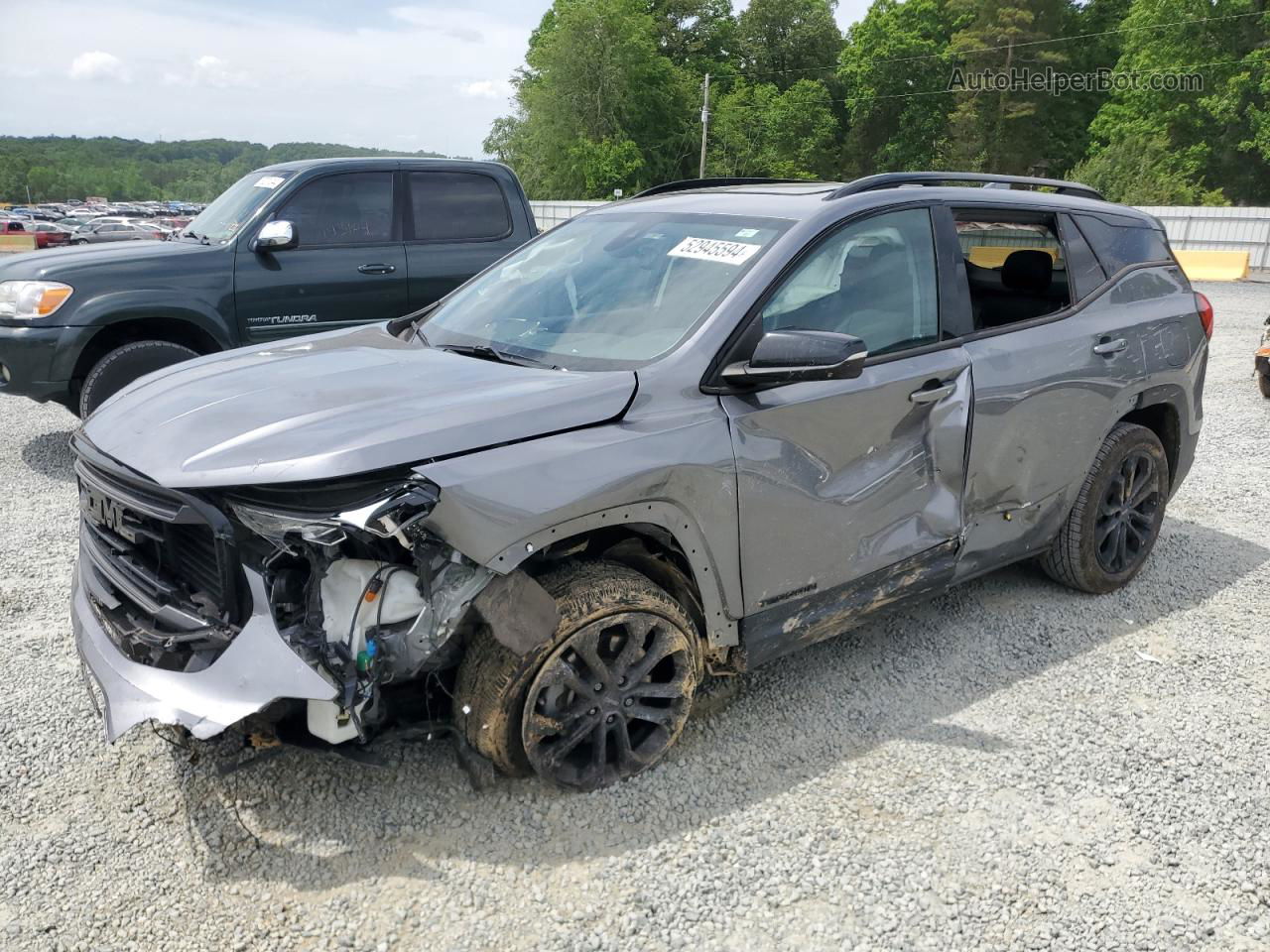 2020 Gmc Terrain Slt Gray vin: 3GKALPEX1LL313225