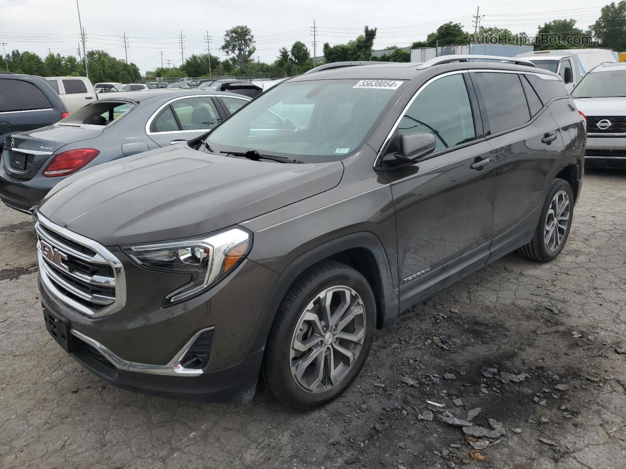 2019 Gmc Terrain Slt Brown vin: 3GKALPEX2KL163480