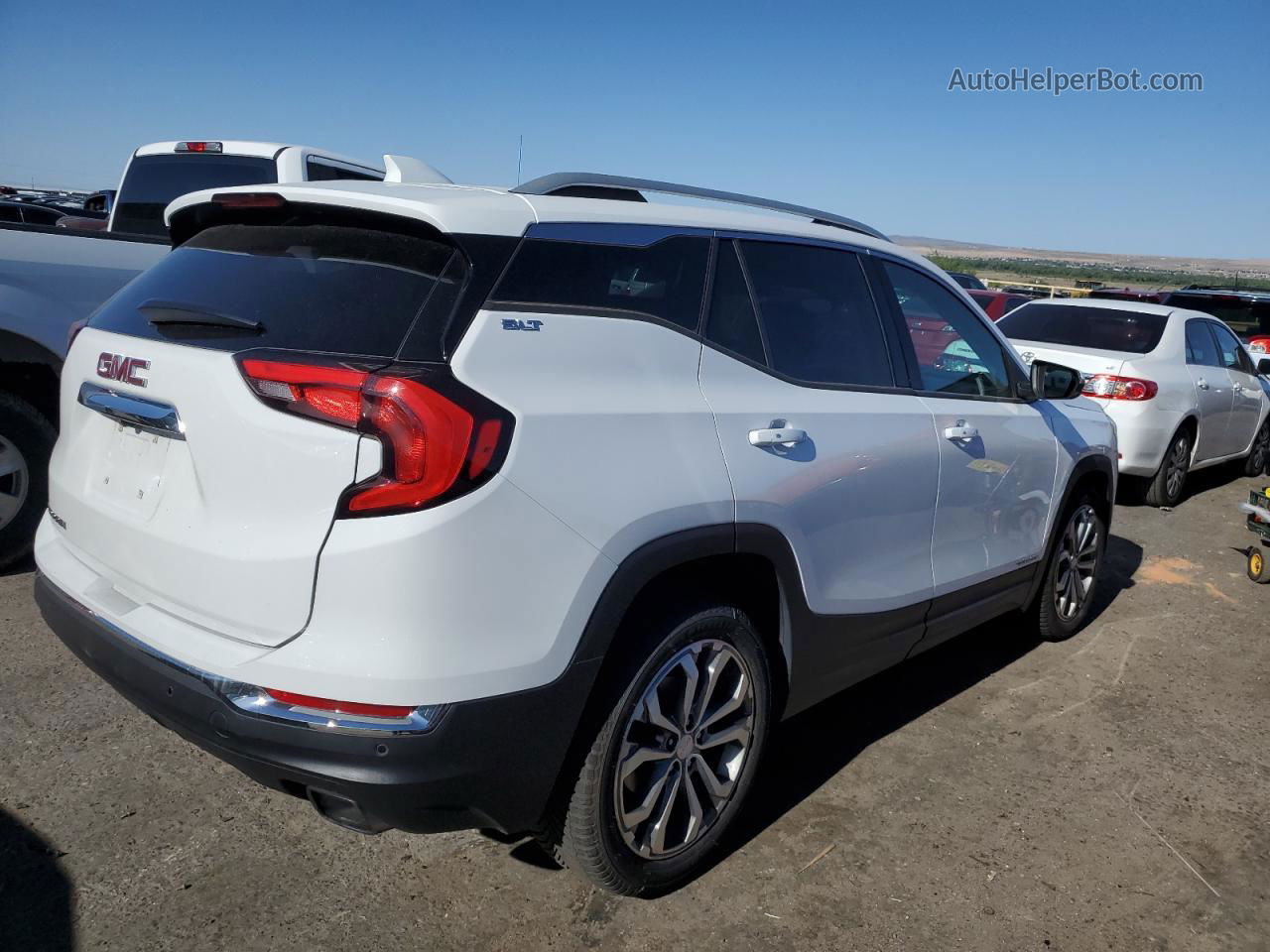 2020 Gmc Terrain Slt White vin: 3GKALPEX2LL217569