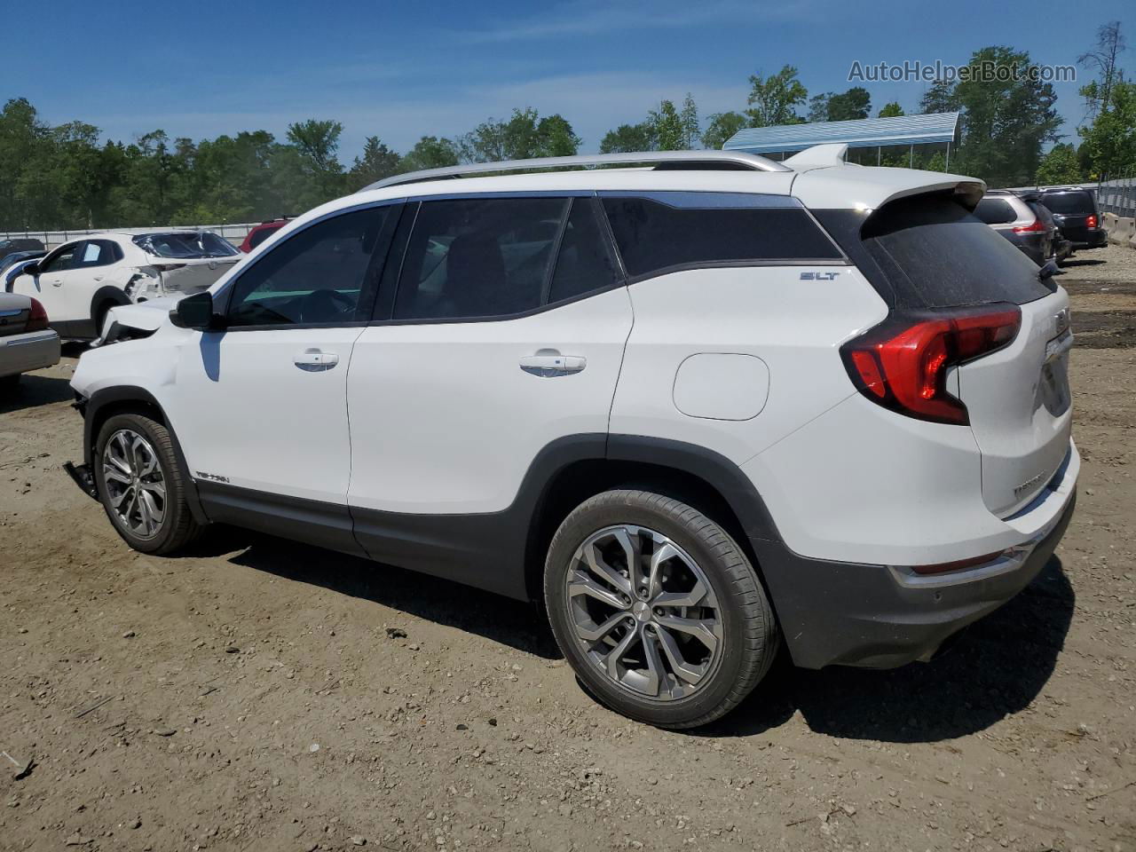 2019 Gmc Terrain Slt White vin: 3GKALPEX3KL323012