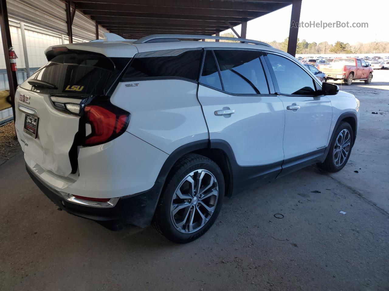 2019 Gmc Terrain Slt White vin: 3GKALPEX5KL187529