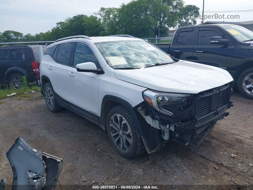 2019 Gmc Terrain Slt White vin: 3GKALPEX5KL270653