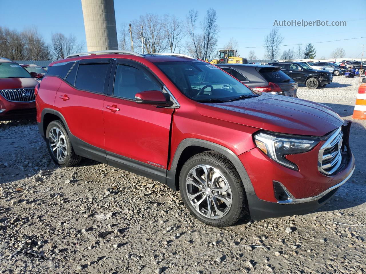 2019 Gmc Terrain Slt Burgundy vin: 3GKALPEX5KL354892