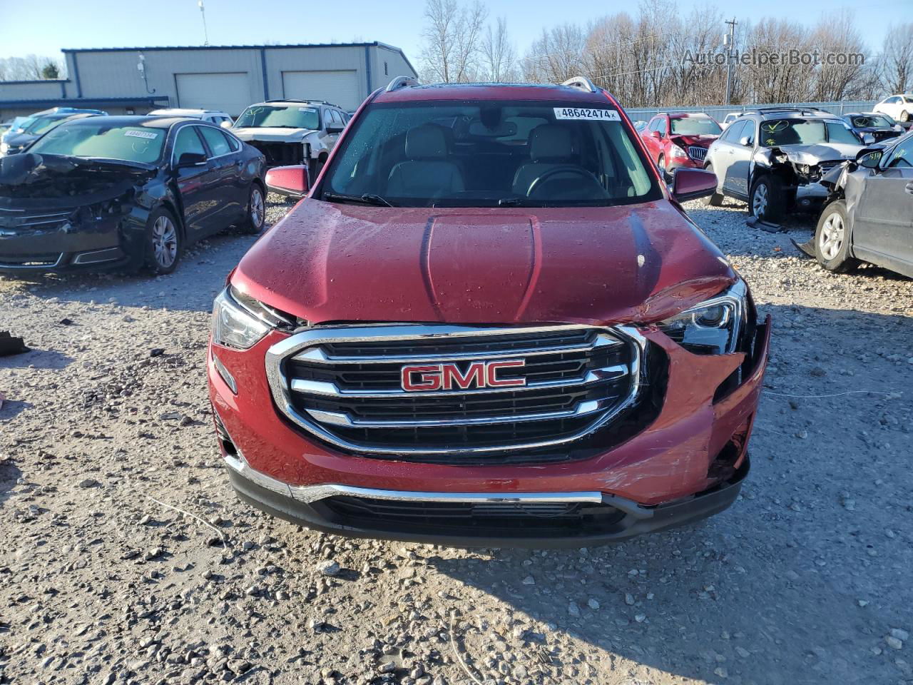 2019 Gmc Terrain Slt Burgundy vin: 3GKALPEX5KL354892