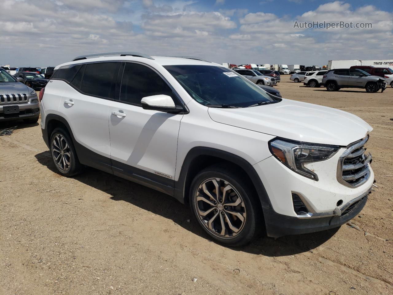 2019 Gmc Terrain Slt White vin: 3GKALPEX5KL385964