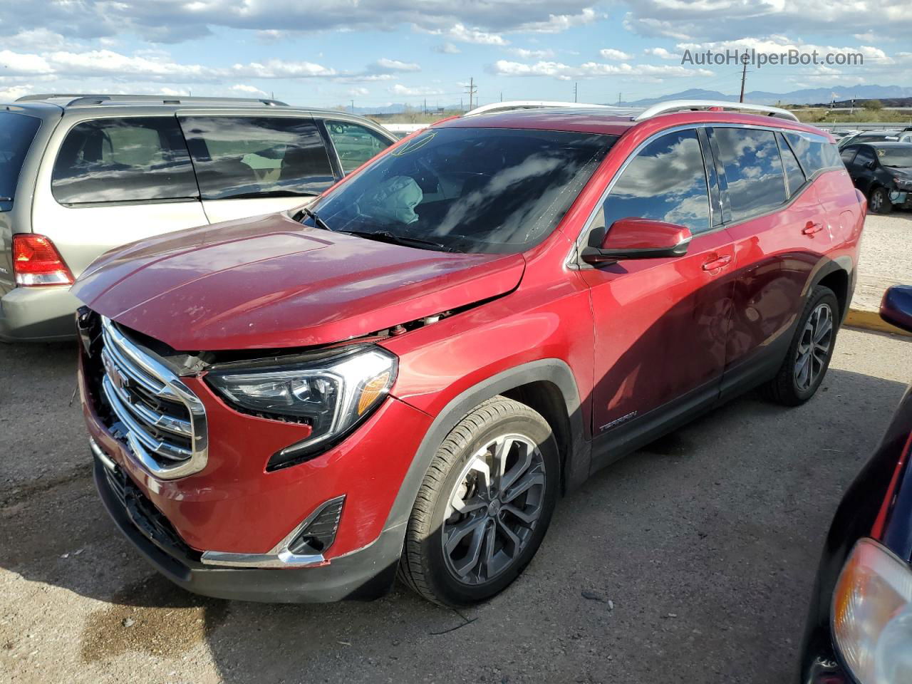 2020 Gmc Terrain Slt Темно-бордовый vin: 3GKALPEX5LL131673