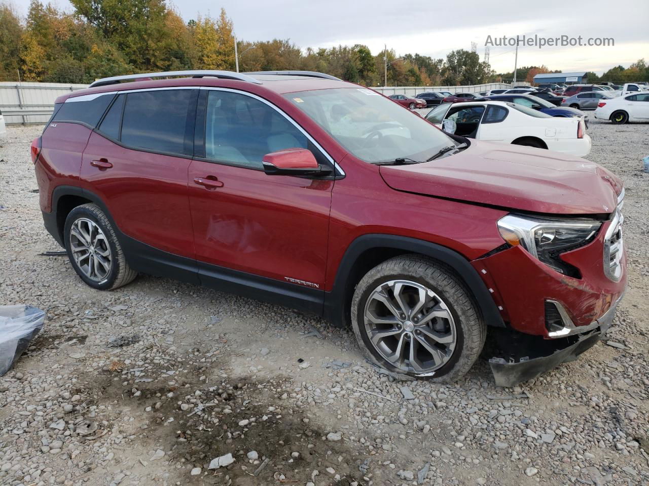 2019 Gmc Terrain Slt Red vin: 3GKALPEX6KL131387