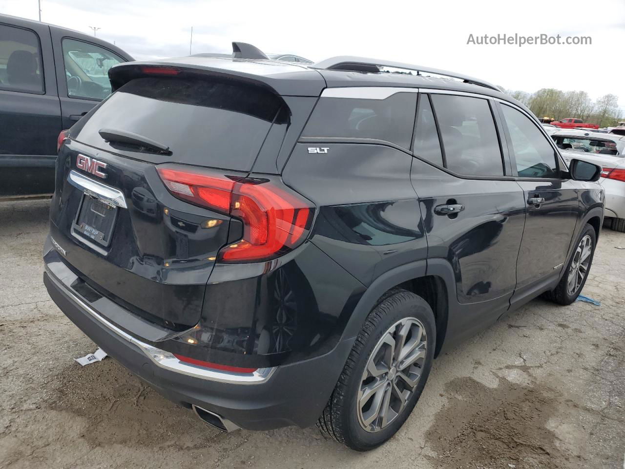 2019 Gmc Terrain Slt Черный vin: 3GKALPEX6KL157164