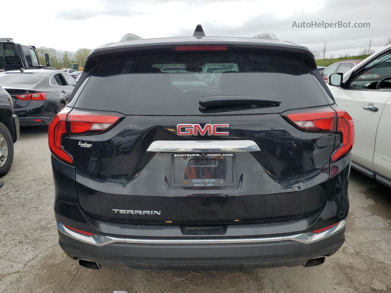 2019 Gmc Terrain Slt Черный vin: 3GKALPEX6KL157164