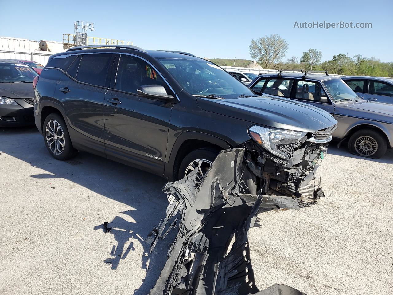 2019 Gmc Terrain Slt Серый vin: 3GKALPEX6KL311131